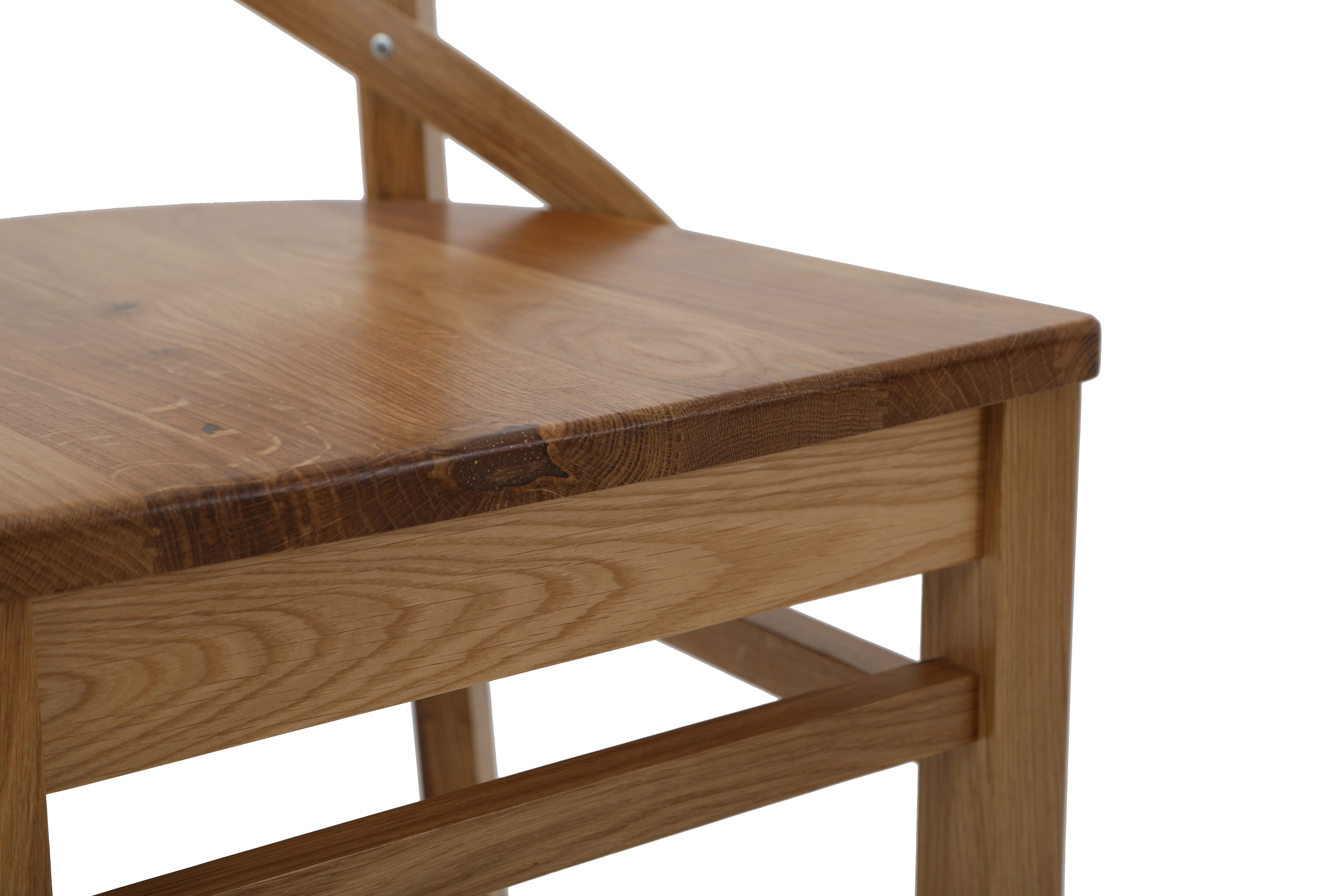 Стул барный Соло-Б с жестким сиденьем, натуральный дуб