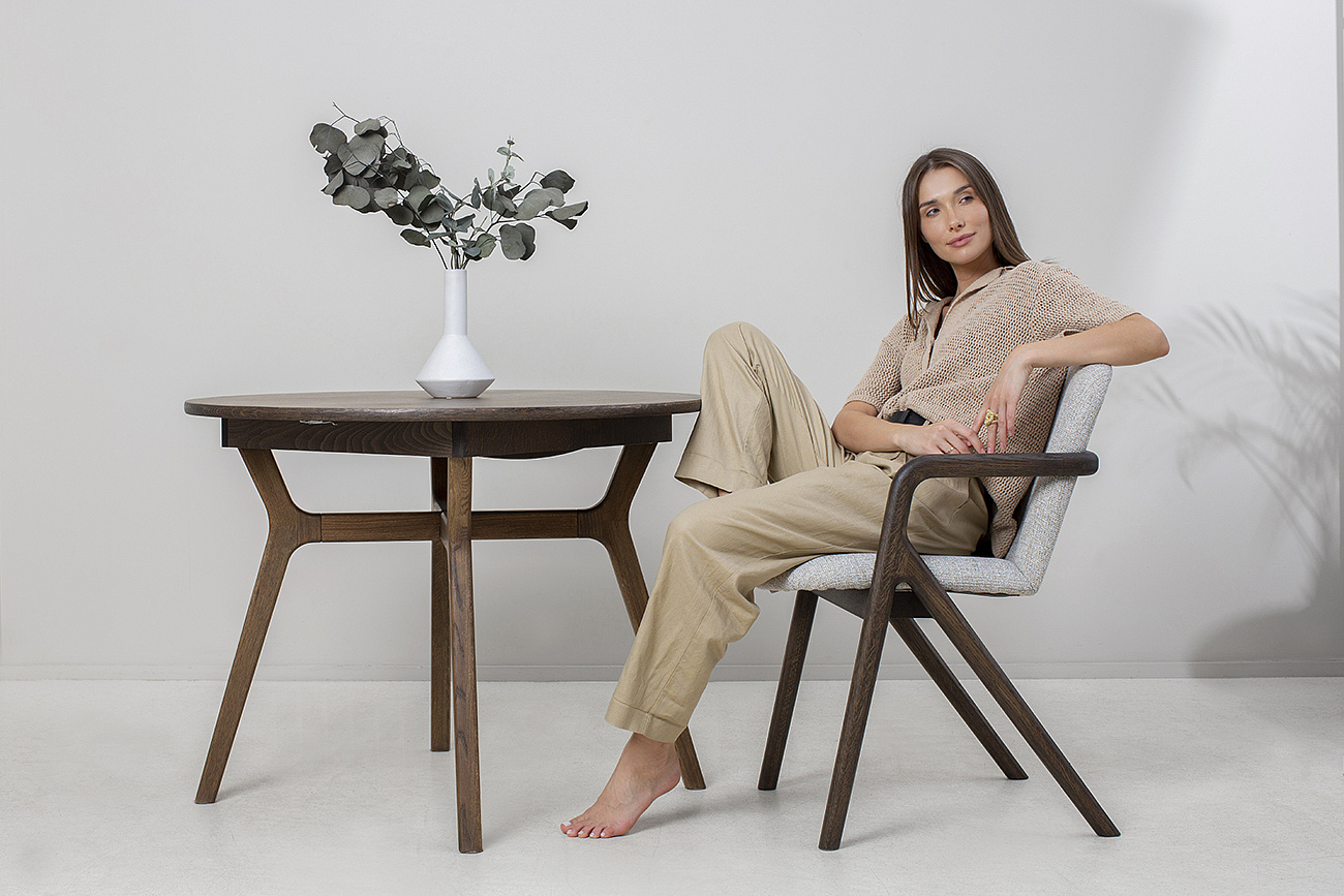 Кресло Тейлор, натуральный дуб