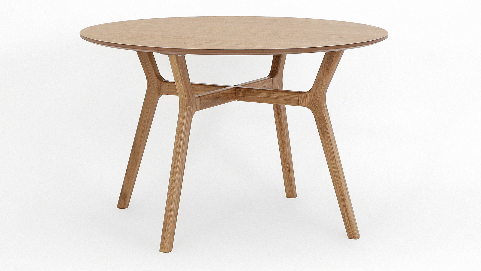 Стол обеденный Луиджи, 120*120см, дуб