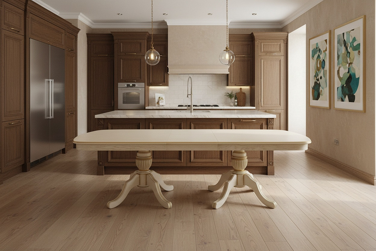 Стол обеденный раздвижной Консул-Т, 210(260/310)*110см, дуб