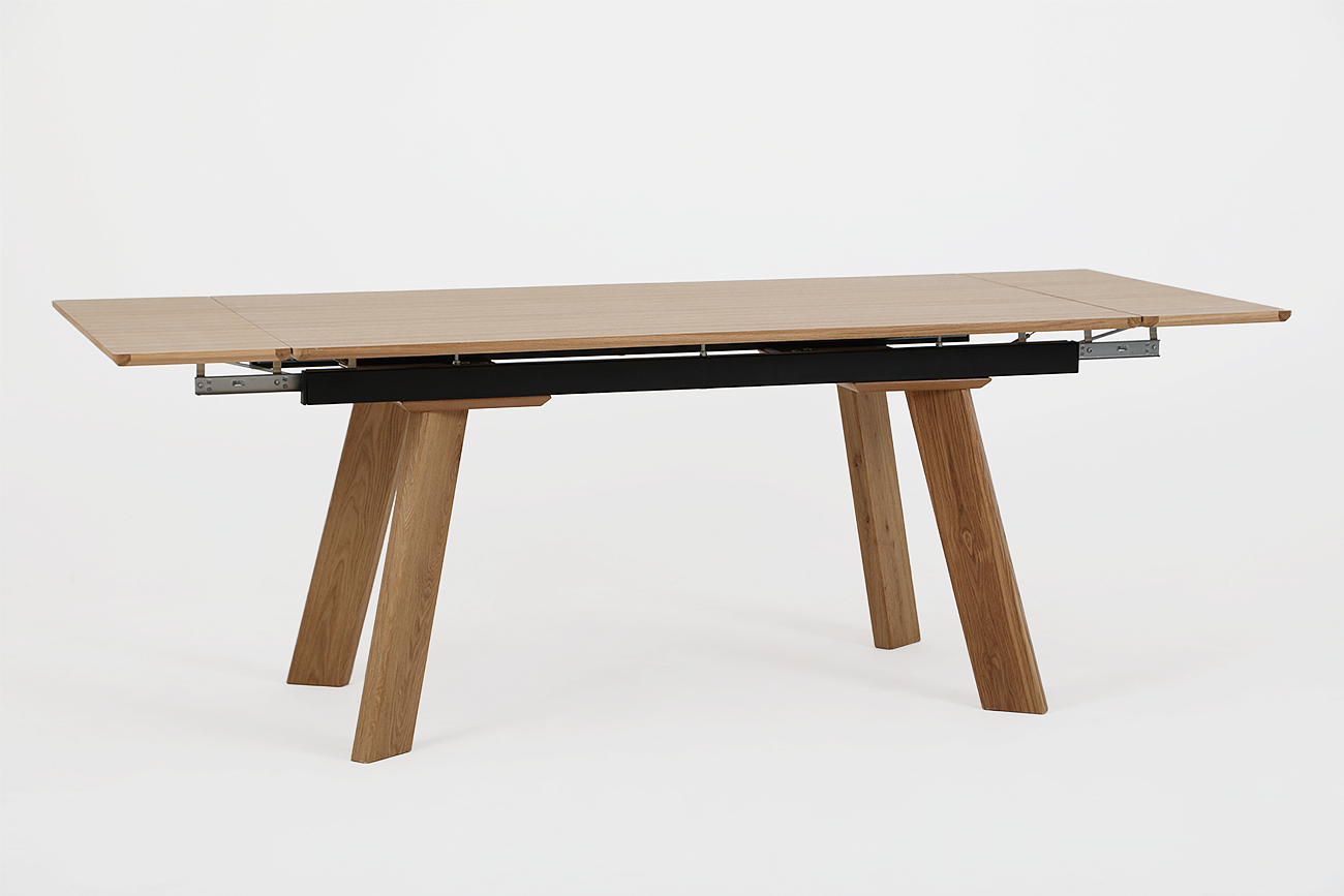 Стол обеденный раздвижной Урбан, 160(190/220)*90см, дуб, металл