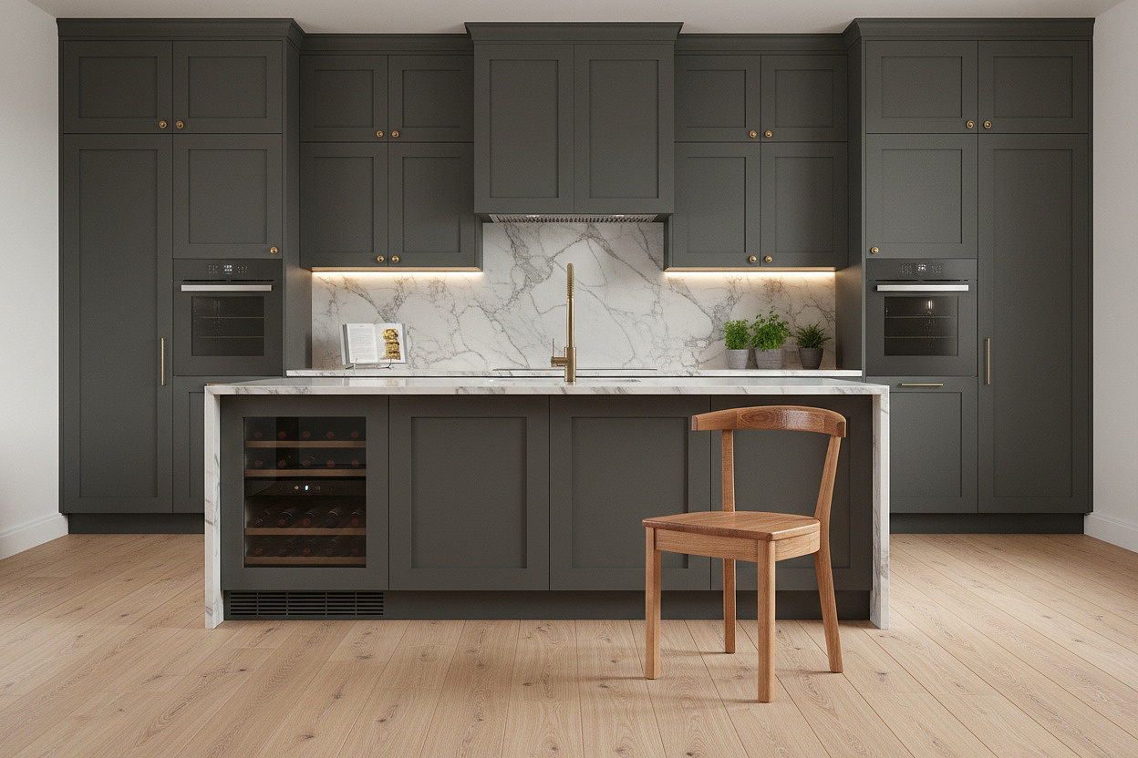 Стул обеденный Бари с жестким сиденьем, натуральный дуб