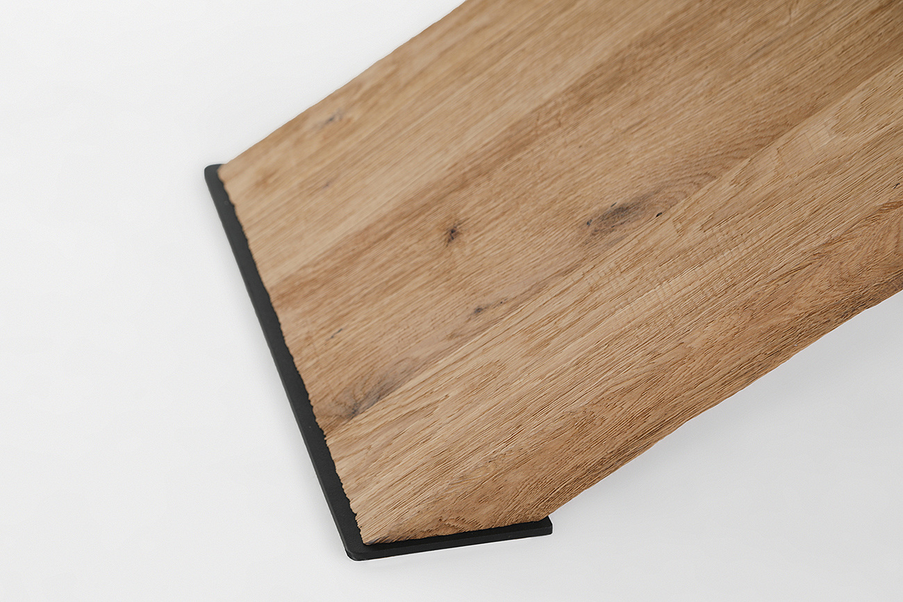 Стол обеденный Остин-Т, 200*110см, дуб, металл