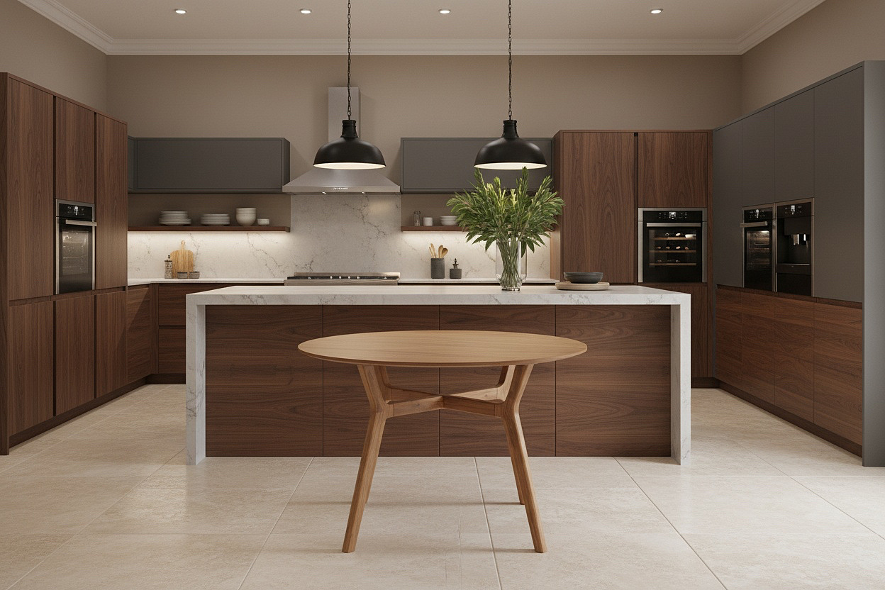 Стол обеденный Луиджи, 120*120см, дуб