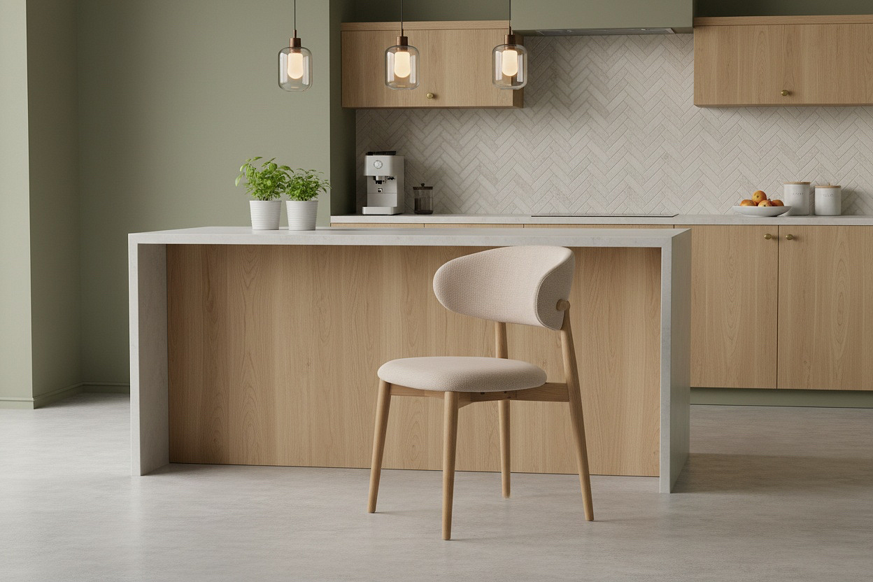 Стул обеденный Олаф, натуральный дуб