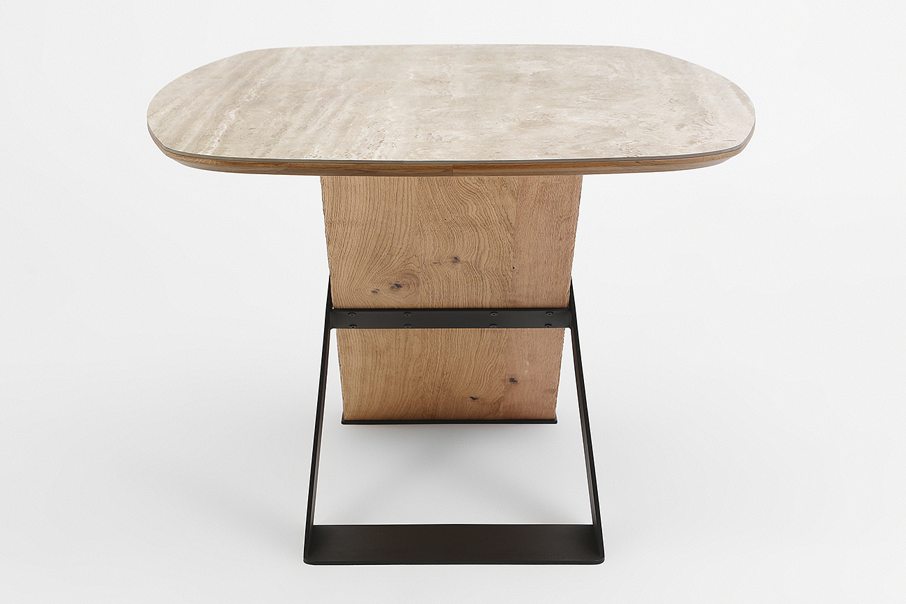 Стол обеденный Остин-Т, 200*110см, дуб, металл