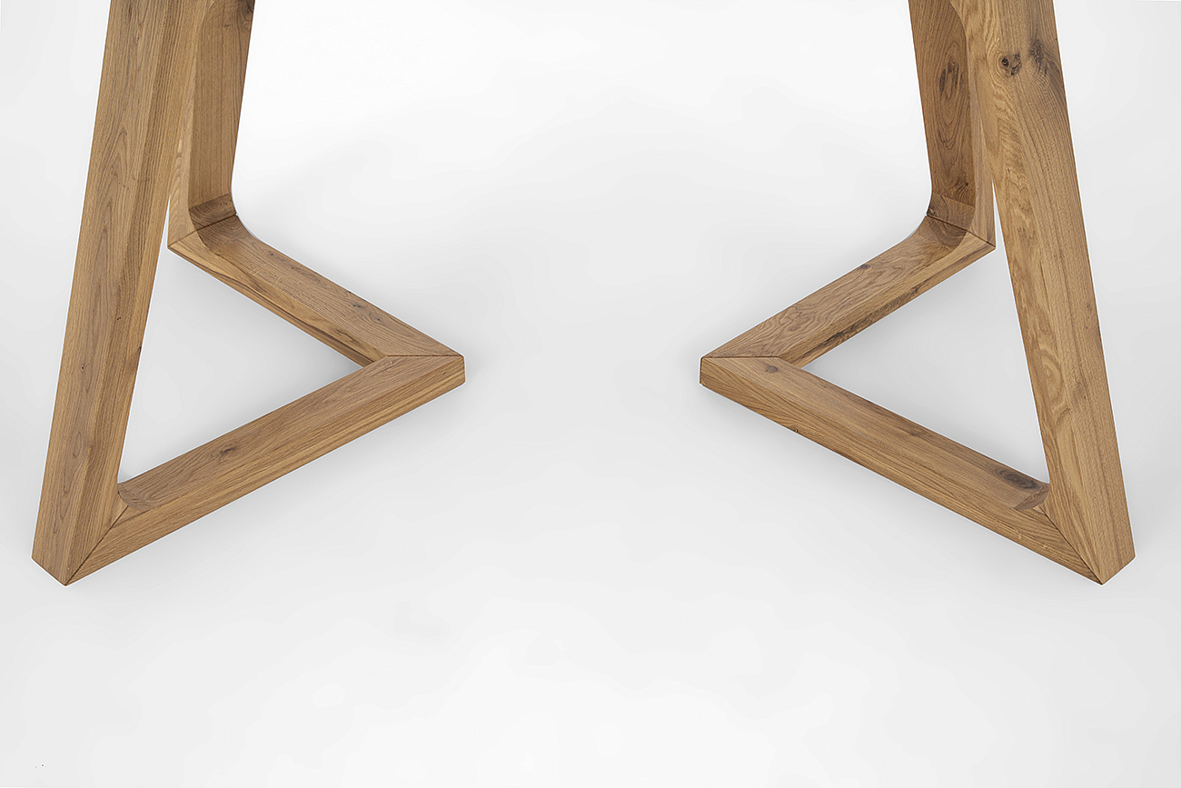 Стол обеденный раздвижной Шарлот, 160(190/220)*90см, дуб, металл