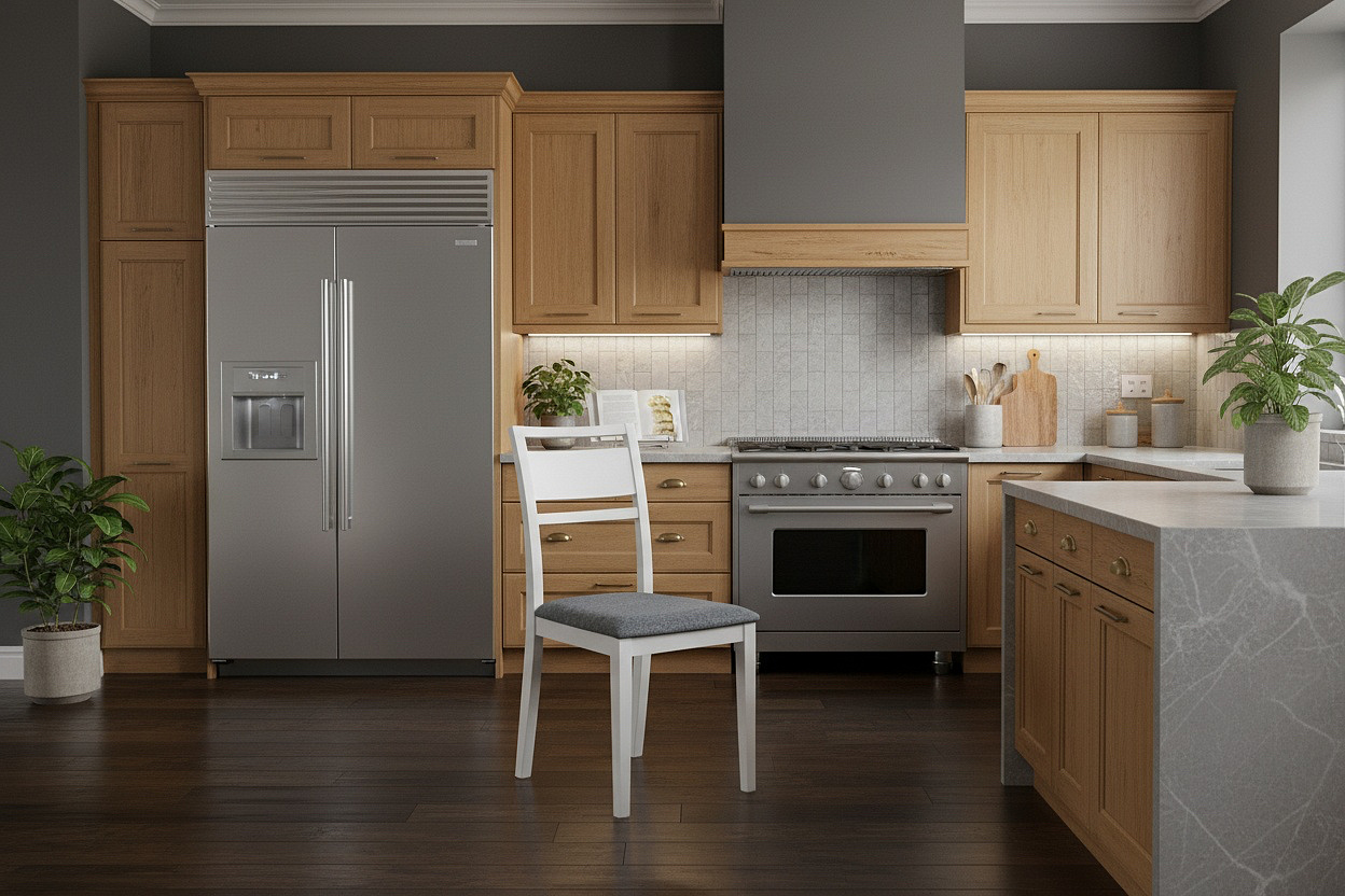 Стул обеденный Стенли, натуральный бук