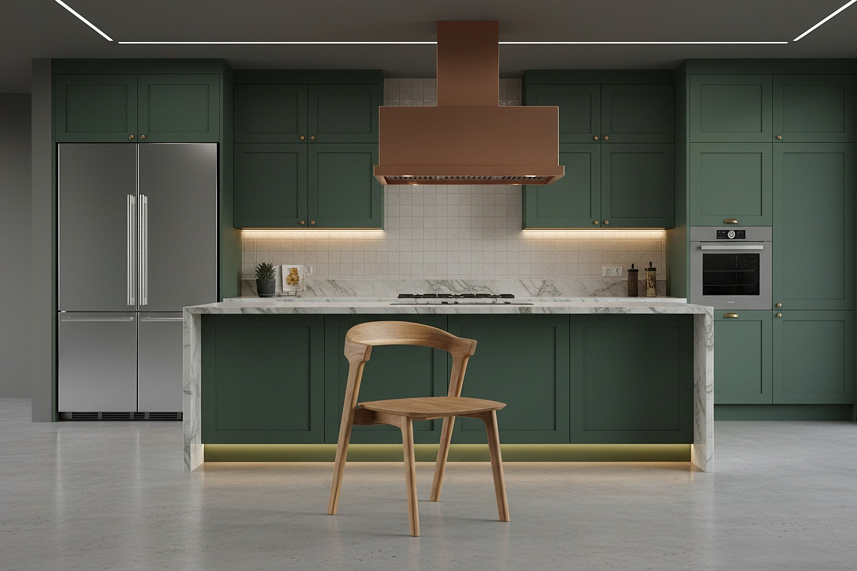 Стул обеденный Луиджи с жестким сиденьем, натуральный дуб