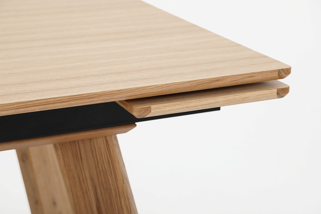 Стол обеденный раздвижной Урбан, 160(190/220)*90см, дуб, металл