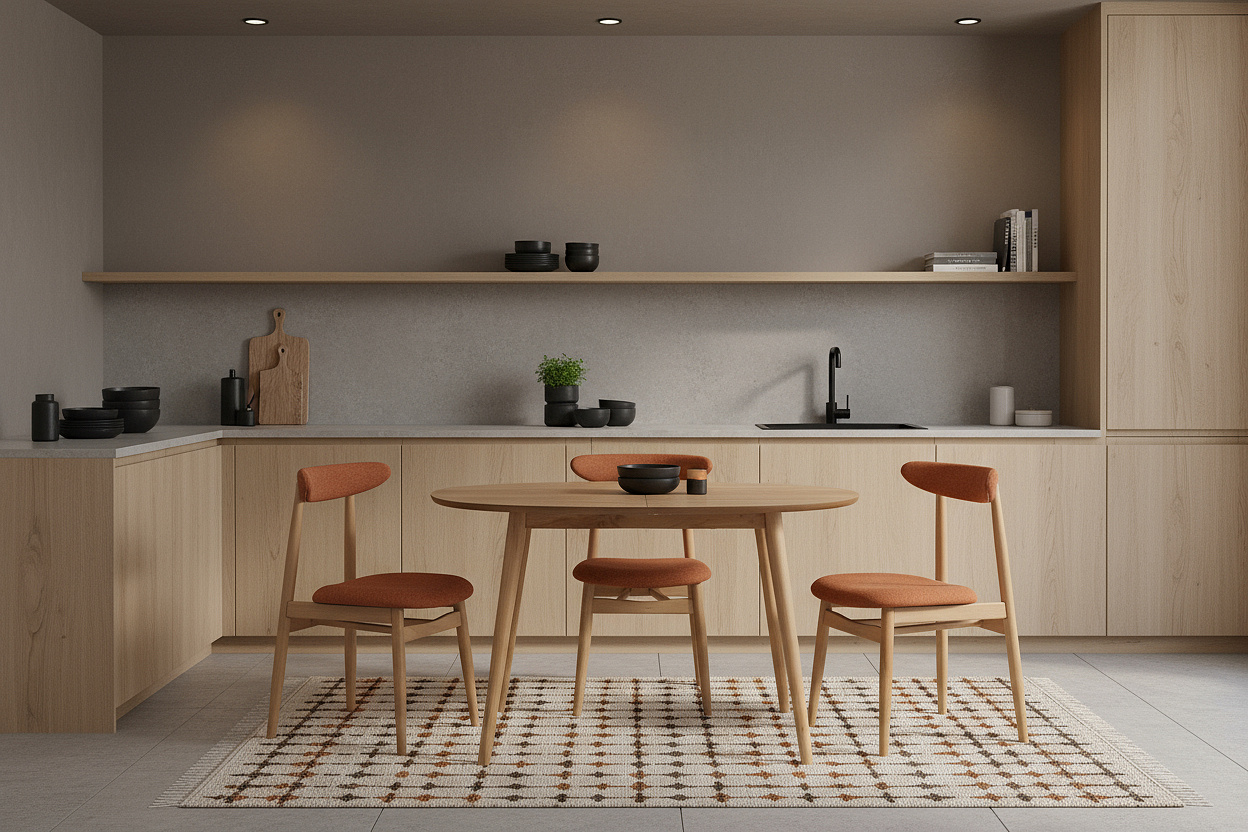 Стол обеденный раздвижной Эрик-М, 130(165)*80см, бук