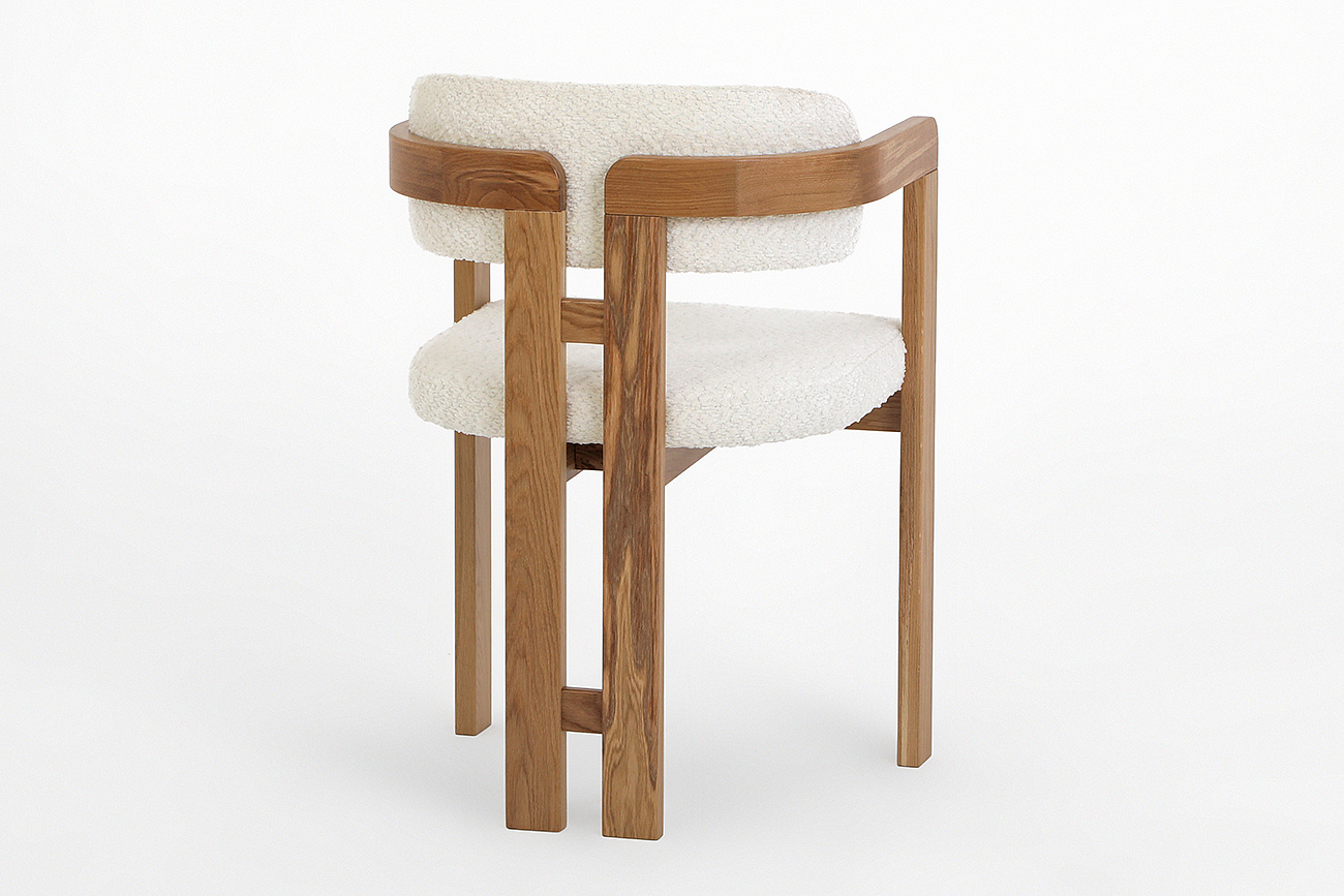 Кресло Орхус, натуральный дуб