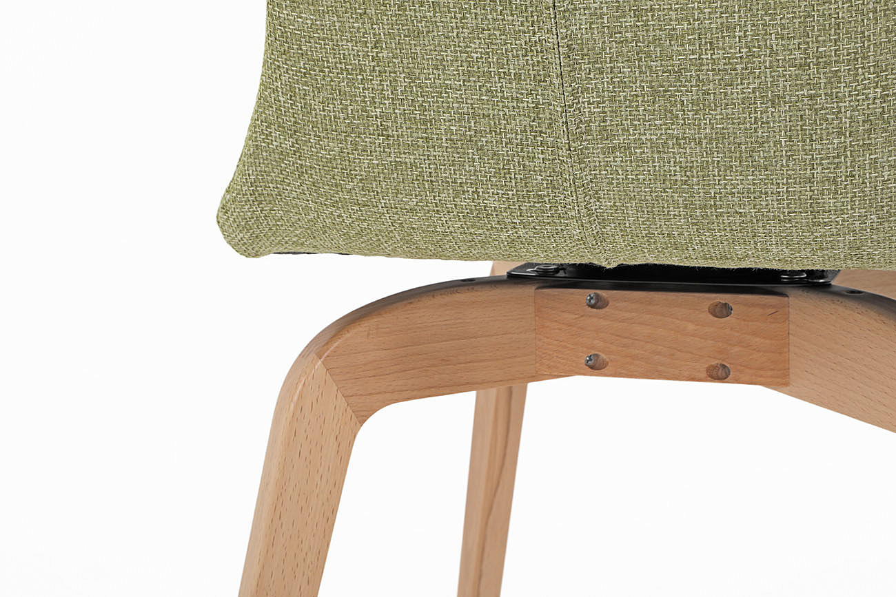 Стул обеденный поворотный Коннор, натуральный бук