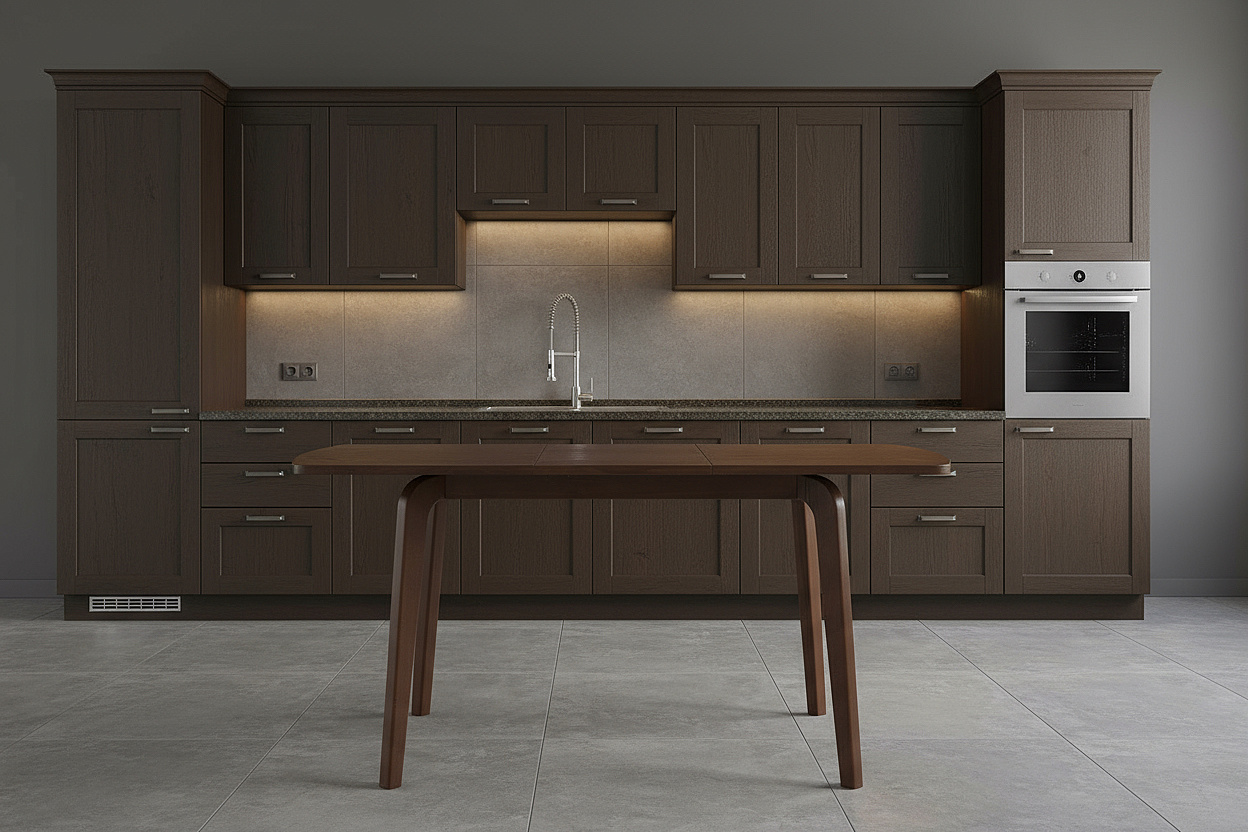 Стол обеденный раздвижной Коннор, 120(160)*80см, бук