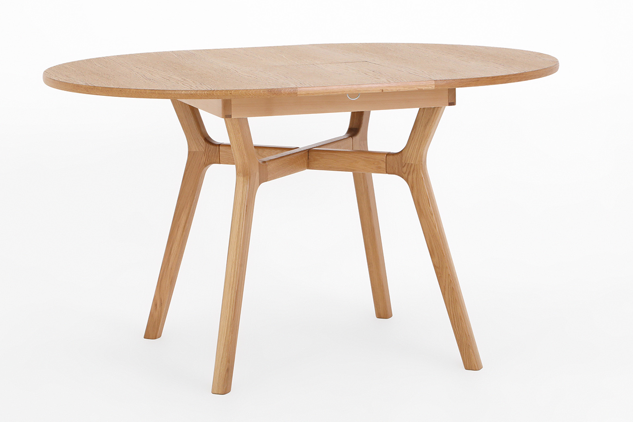 Стол обеденный раздвижной Луиджи-М, 100(135)*100см, дуб