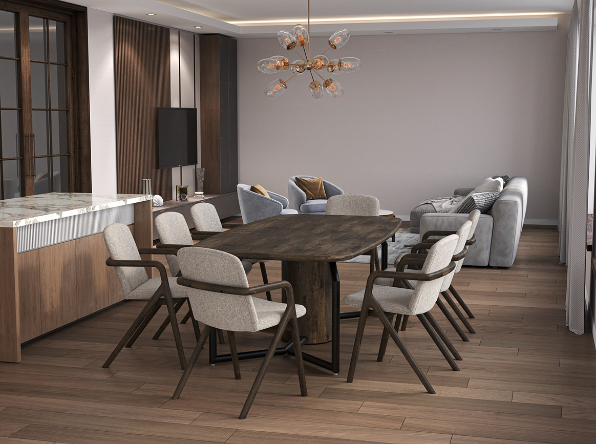 Кресло Тейлор, натуральный дуб