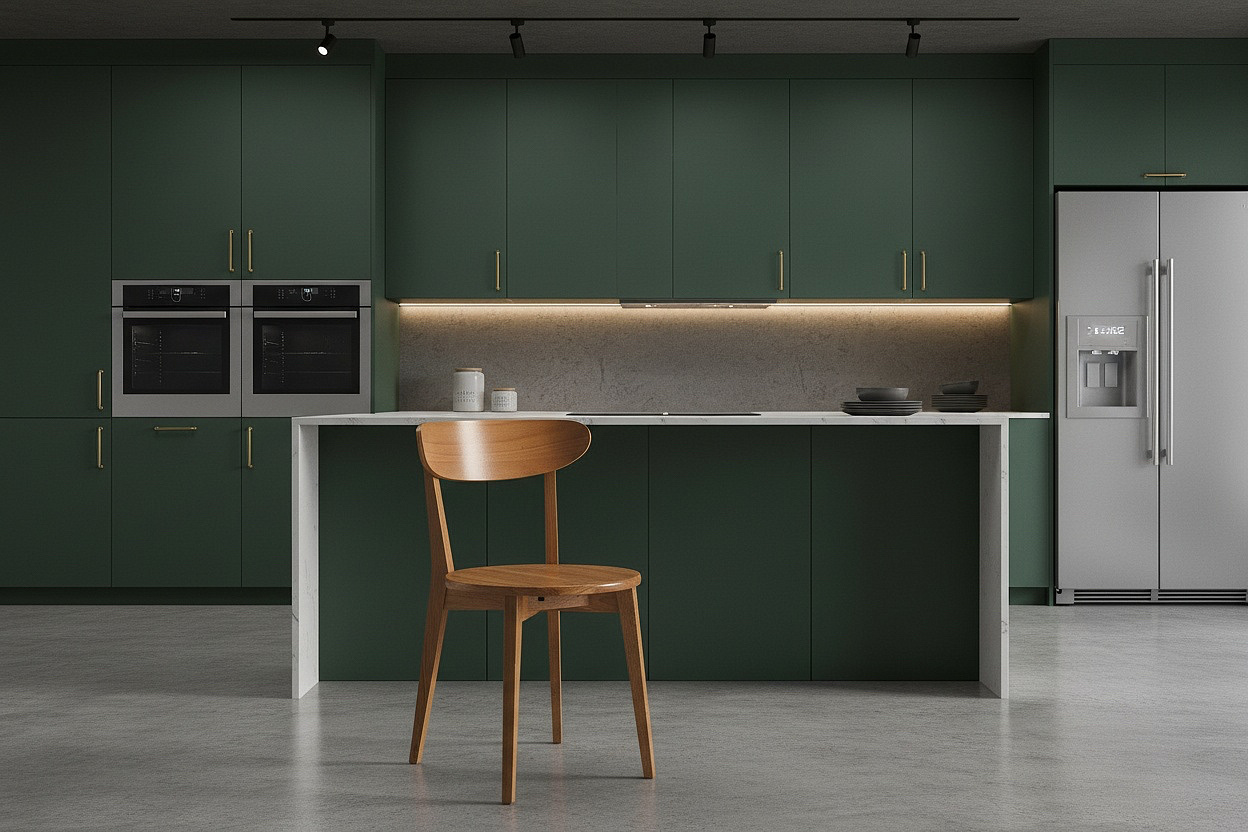 Стул обеденный Дакар с жестким сиденьем, натуральный бук