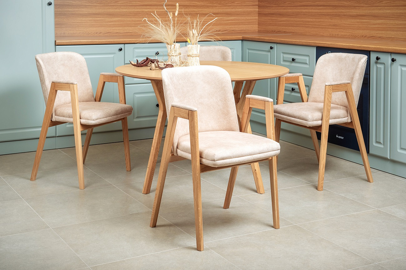 Кресло Бостон, натуральный дуб