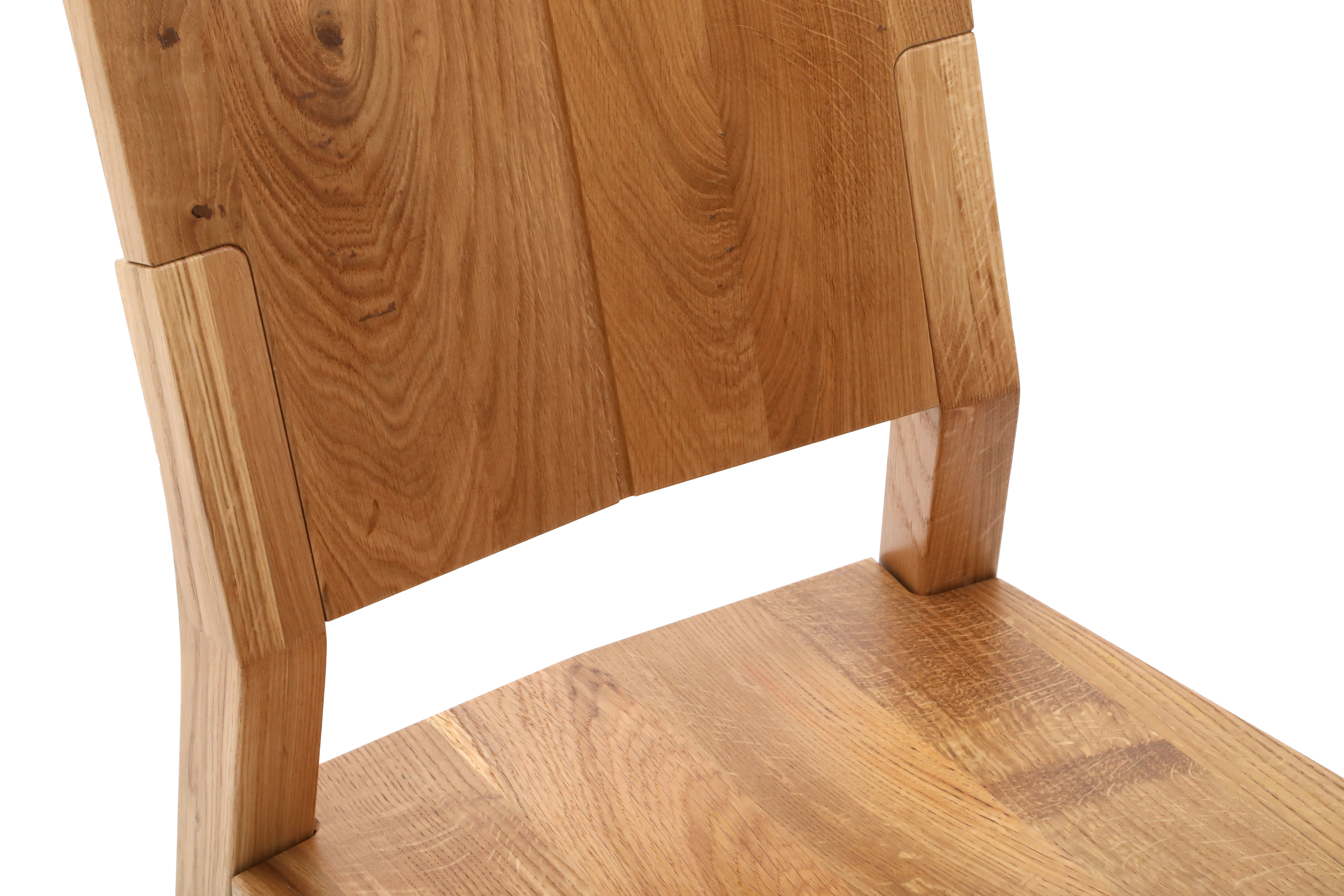 Стул обеденный Крафт с жестким сиденьем, натуральный дуб