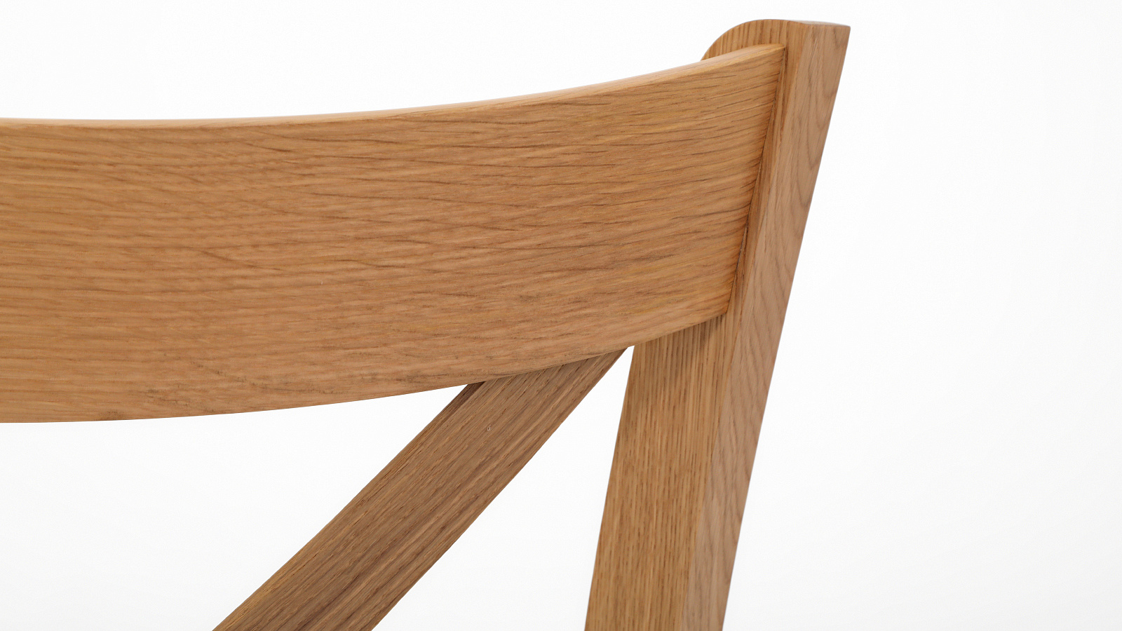 Стул обеденный Соло с жестким сиденьем, натуральный дуб