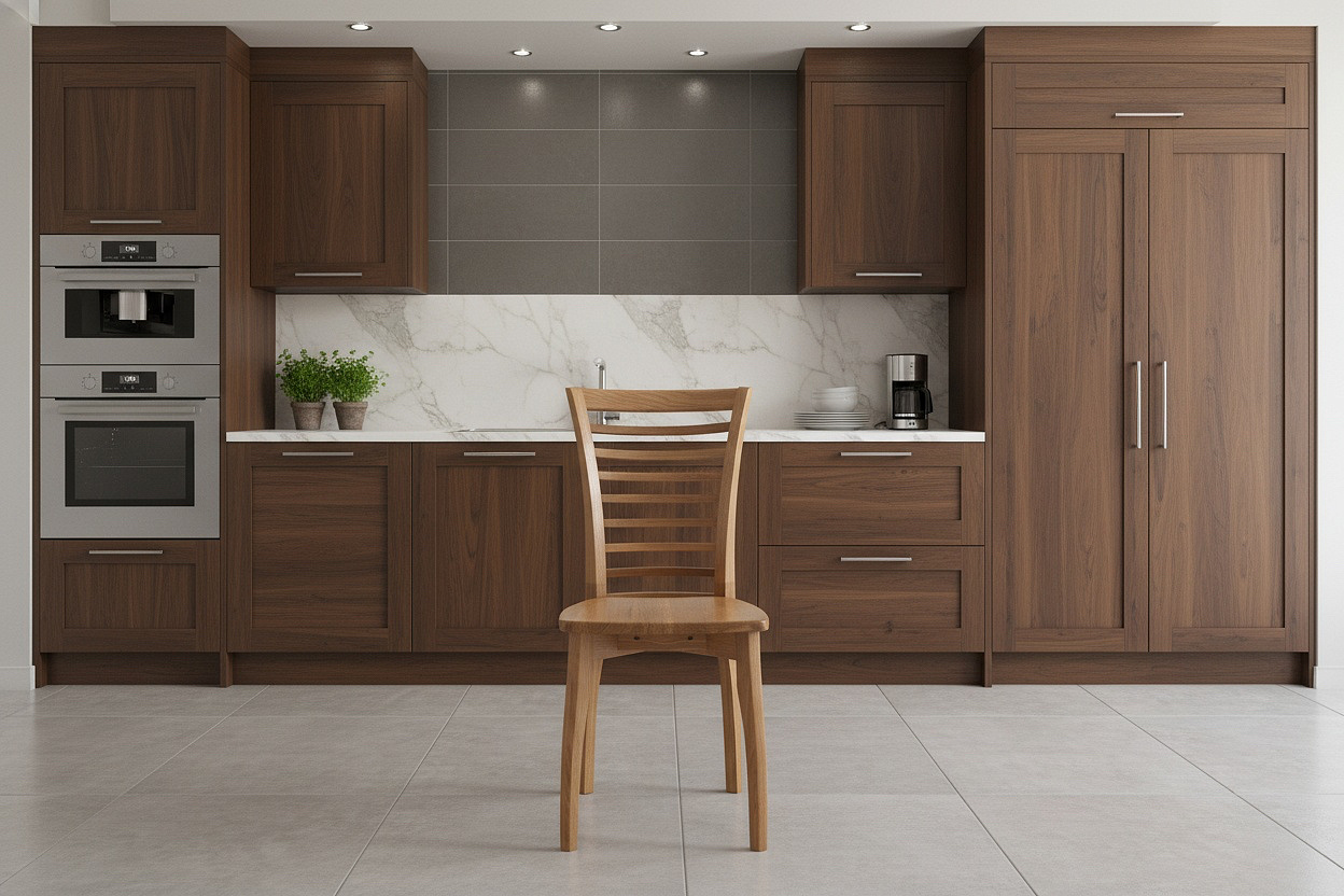 Стул обеденный Агат с жестким сиденьем, натуральный дуб