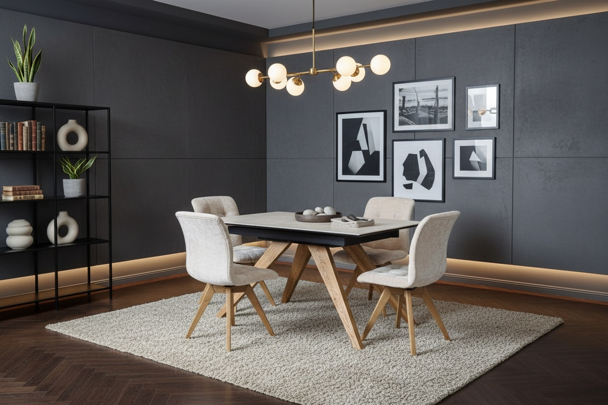 ОБЕДЕННЫЙ СТОЛ ИЗ КЕРАМОГРАНИТА