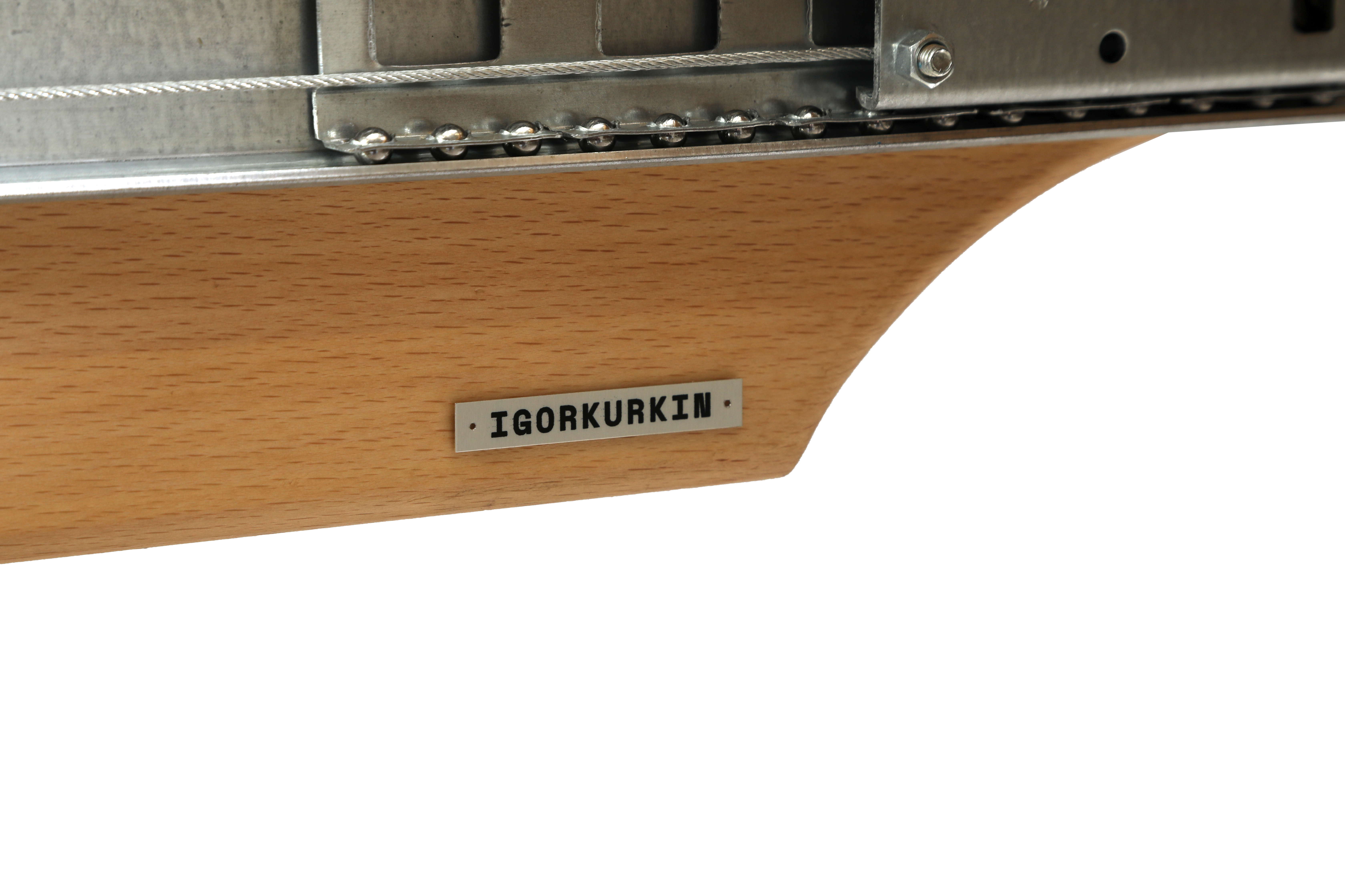 Стол обеденный раздвижной Kuzmar, 107(150)*107см, дуб, металл, кожа