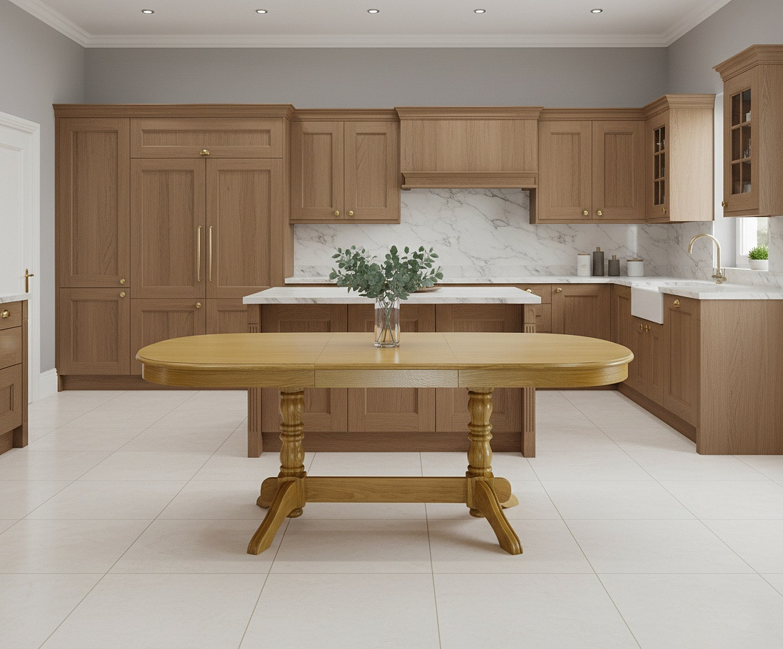 Стол обеденный раздвижной Премьер-Б, 150(200)*100см, дуб