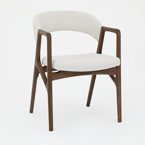 Кресло Фьорд, натуральный дуб