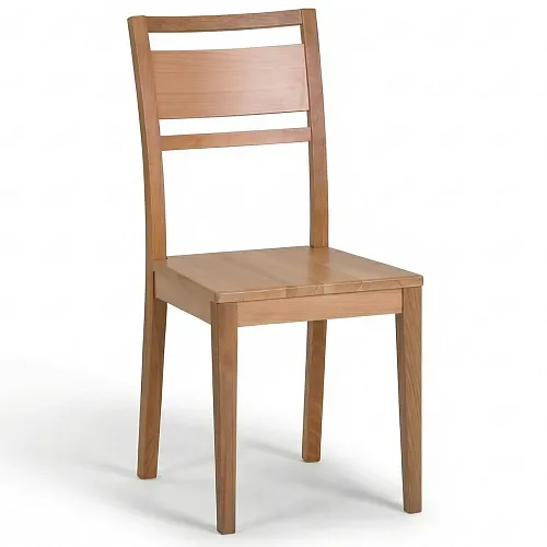 Стул обеденный Стенли с жестким сиденьем, натуральный бук