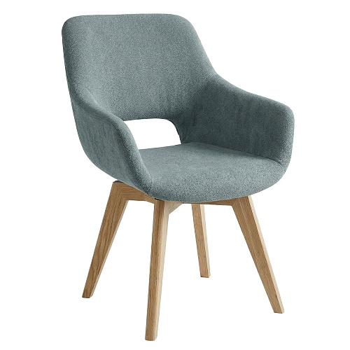 Кресло поворотное Боско, натуральный дуб