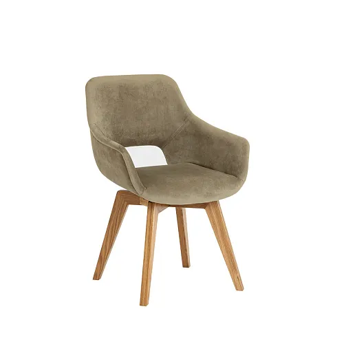 Кресло поворотное Боско, натуральный дуб