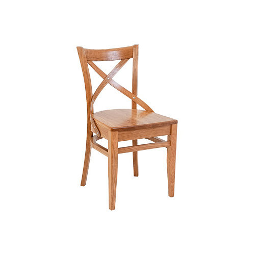 Стул обеденный Соло с жестким сиденьем, натуральный дуб