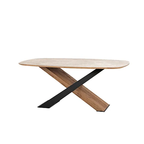 Стол обеденный Остин-М, 180*110см, дуб, керамика, металл