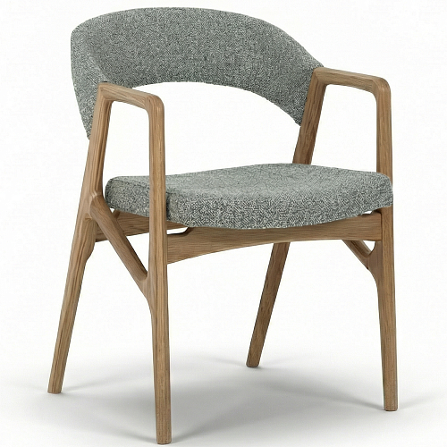 Кресло Фьорд, натуральный дуб