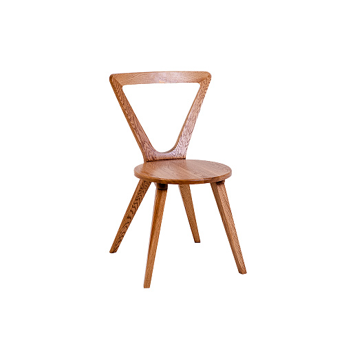 Стул обеденный Вегас с жестким сиденьем, натуральный дуб