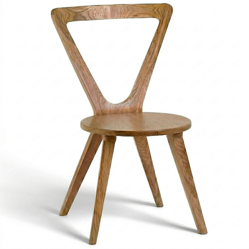 Стул обеденный Вегас с жестким сиденьем, натуральный дуб