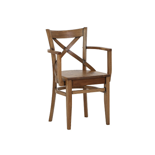 Кресло Соло с жестким сиденьем, натуральный дуб