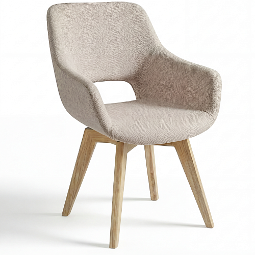 Кресло поворотное Боско, натуральный дуб