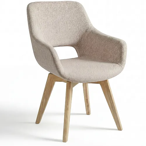 Кресло поворотное Боско, натуральный дуб