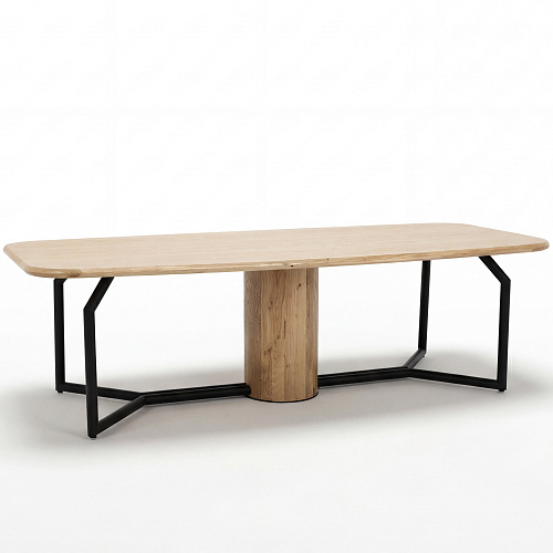 Стол обеденный Тейлор, 260*115см, дуб, металл