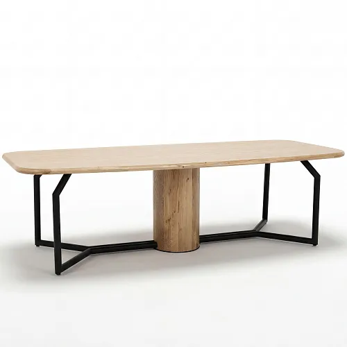 Стол обеденный Тейлор, 260*115см, дуб, металл