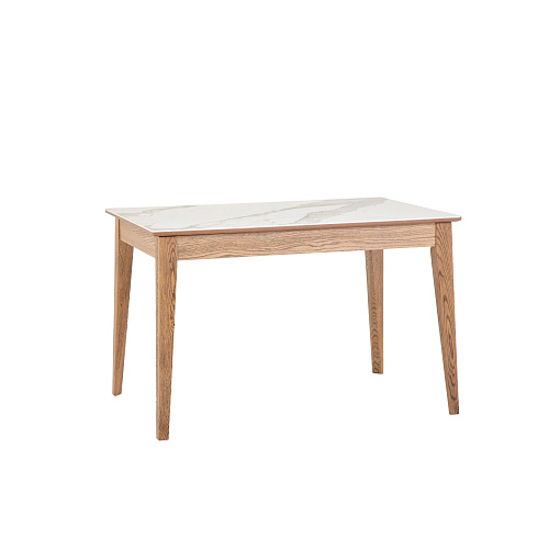 Стол обеденный раздвижной Франк-М, 120(160)*80см, дуб, керамика