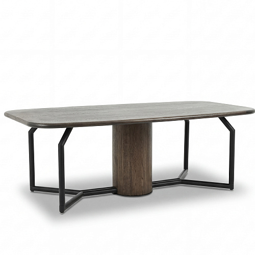 Стол обеденный Тейлор-М, 220*115см, дуб, металл