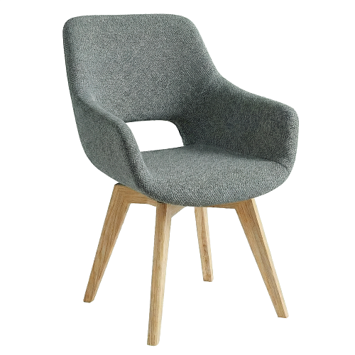 Кресло поворотное Боско, натуральный дуб