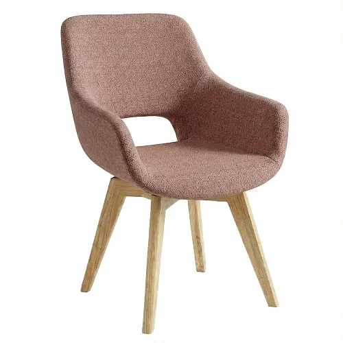 Кресло поворотное Боско, натуральный дуб